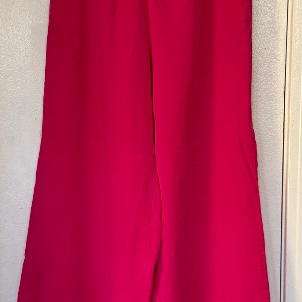 Ann Taylor Pink Wide Leg Pants